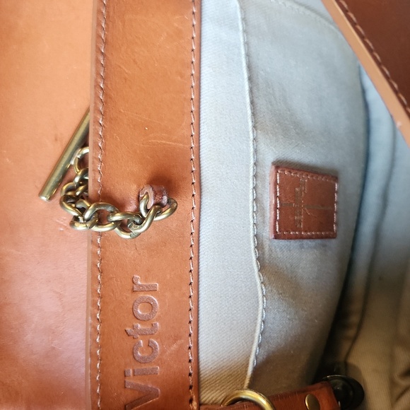 Jerome Dreyfuss Tan Leather Crossbody Bag - Picture 4 of 11